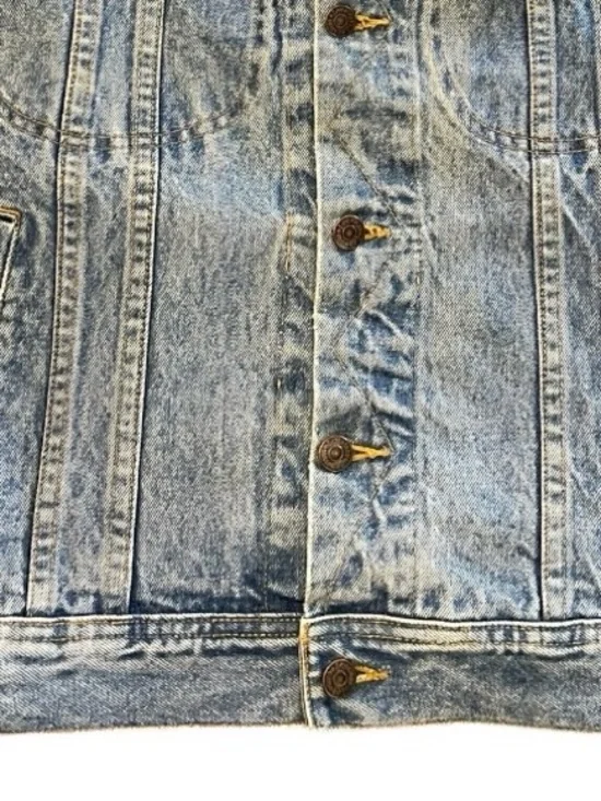 Lee denim jean jacket with custom horse embroidery Vgt piece from late 80’s - Picture 8 of 8